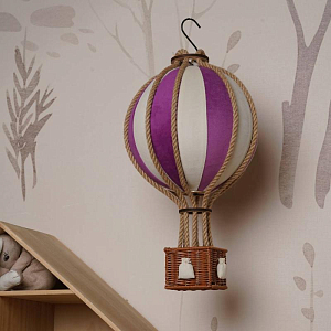 Декоративный воздушный шар MyMongolfier, пурпурный, 25 см